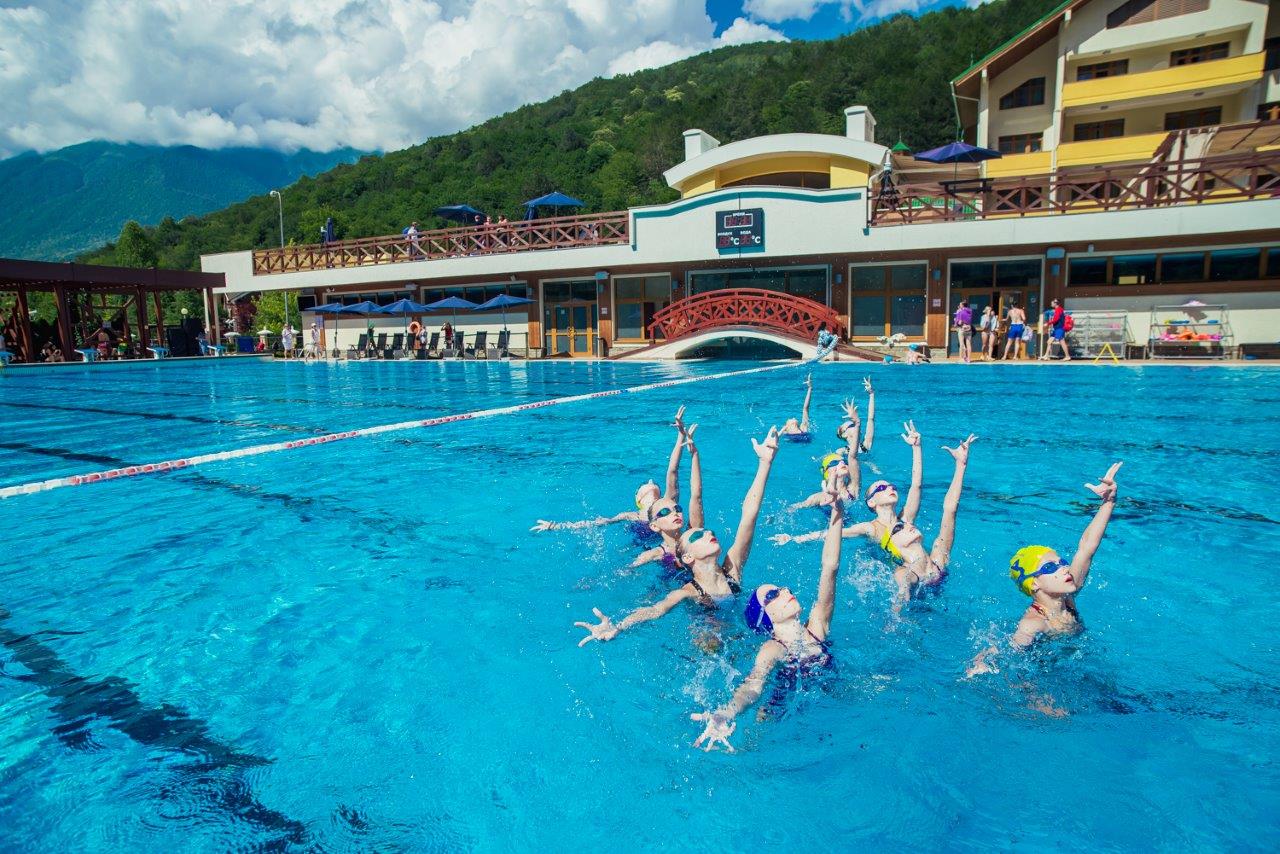 Всероссийские детские соревнования по синхронному плаванию в Красной Поляне