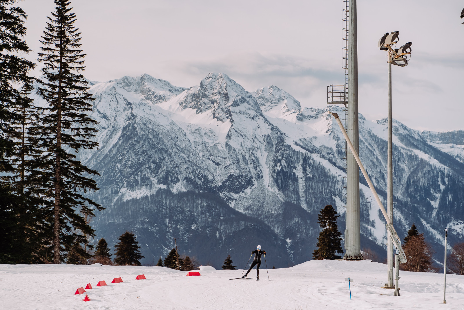 Трассы для беговых лыж на ГТЦ Газпром