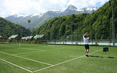Открытые теннисные корты
